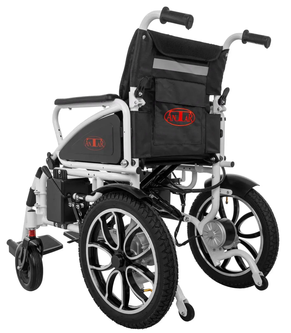 Elektrischer Rollstuhl faltbar Antar AT52304 mit 250 W Motor, Lithium-Akku, kompakt und leicht transportierbar