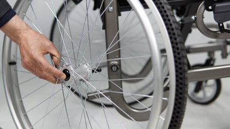 Faltbarer Aktivrollstuhl aus Aluminium – wählbare Sitzbreite-Rehavibe