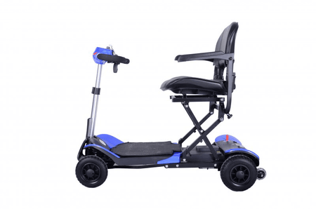 Elektro Scooter faltbar mit Sitz, 6 km/h, 18 km Reichweite, mobilitätshilfe für Alltag und Reisen
