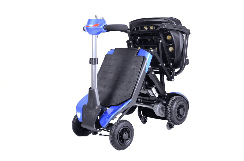 Elektro Scooter faltbar mit Sitz und Fernbedienung, 6 km/h, 18 km Reichweite, kompakt für Reisen und Alltag