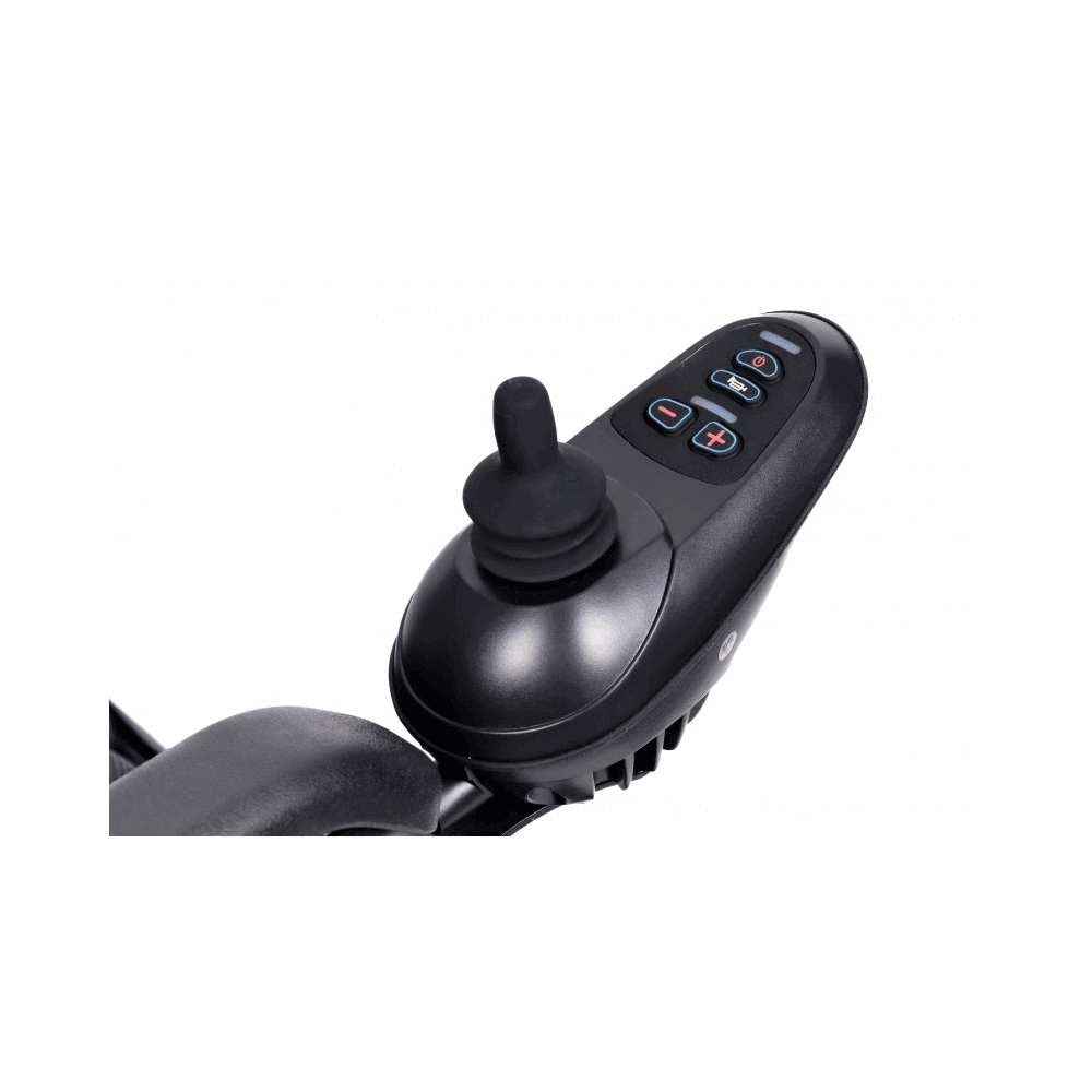 Elektrorollstuhl faltbar Joystick-Steuerung mit Tastenbedienung für komfortables, sicheres Fahren und Begleitsteuerung
