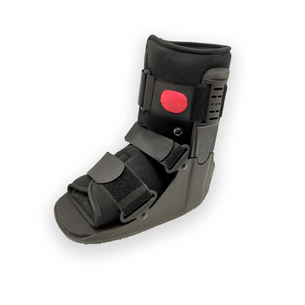 Air Walker Orthese kurz – Orthese zur Stabilisierung von Fuß und Sprunggelenk, Gehorthese mit Klettverschlüssen
