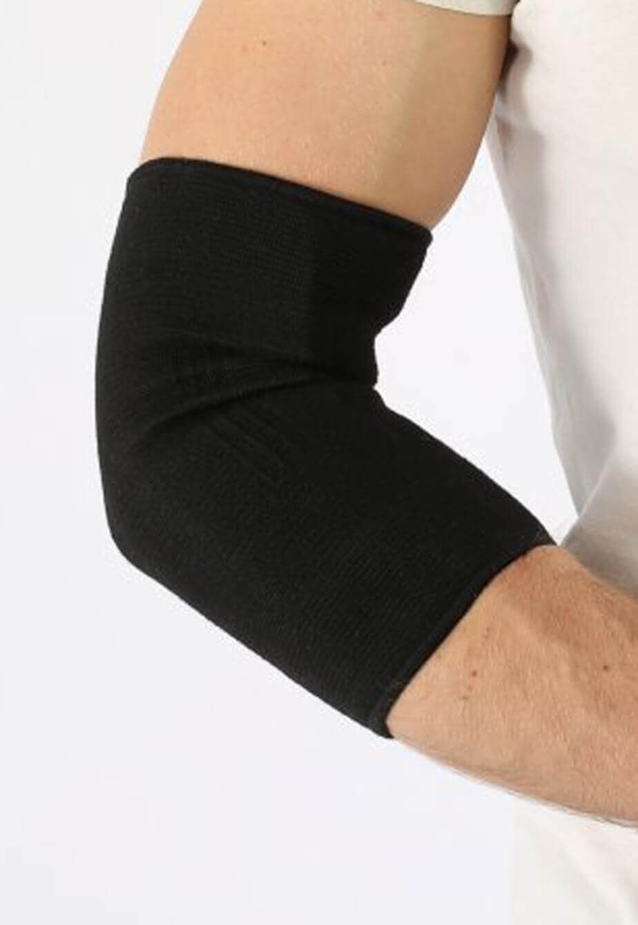 Elastische Ellenbogenbandage aus Polyester für leichten Halt-Rehavibe