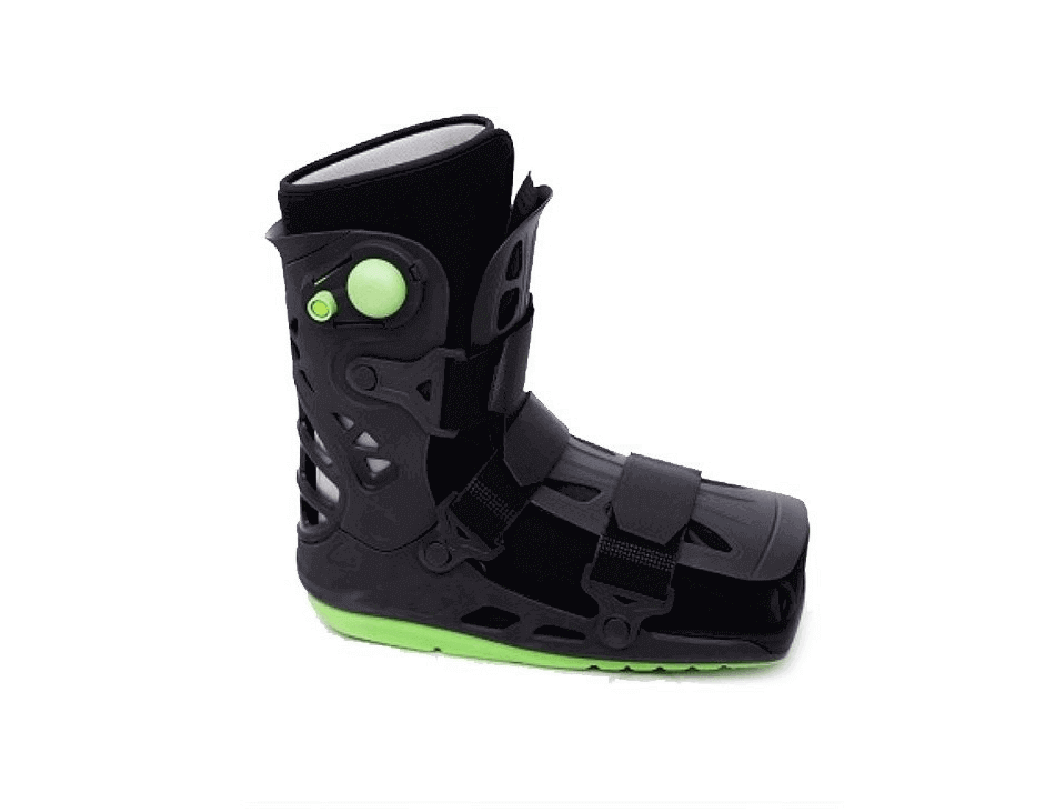 Air Walker kurz Orthese zur Stabilisierung von Fuß und Unterschenkel, medizinischer Gehstützschuh mit Luftkammer und Klettverschlüssen