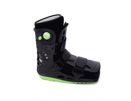 Air Walker kurz Orthese zur Stabilisierung von Fuß und Unterschenkel, medizinischer Gehstützschuh mit Luftkammer und Klettverschlüssen