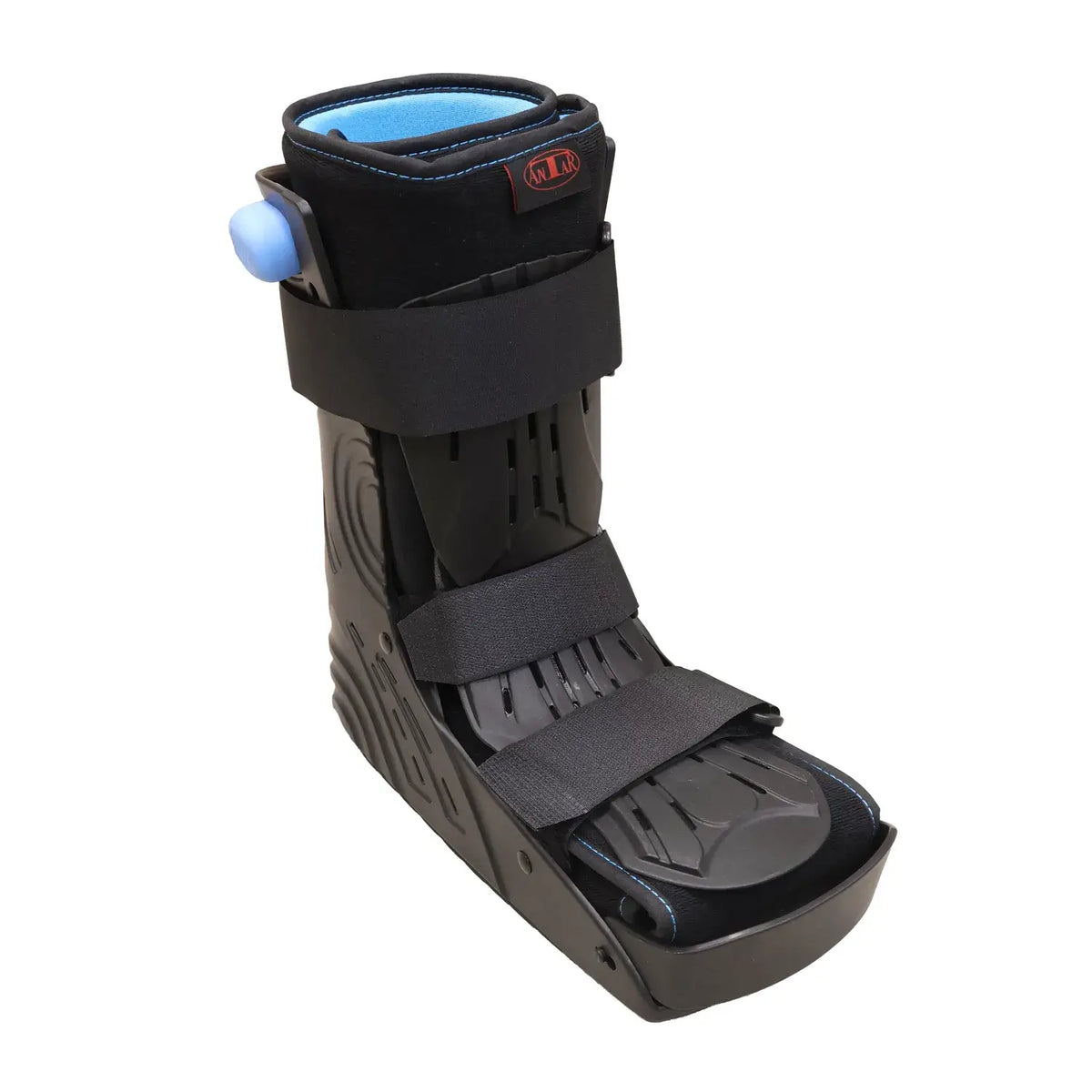 pneumatische Sprunggelenkorthese Air Walker kurz mit Luftpolstern, stabiler Walker-Stiefel zur Immobilisation von Fuß und Sprunggelenk