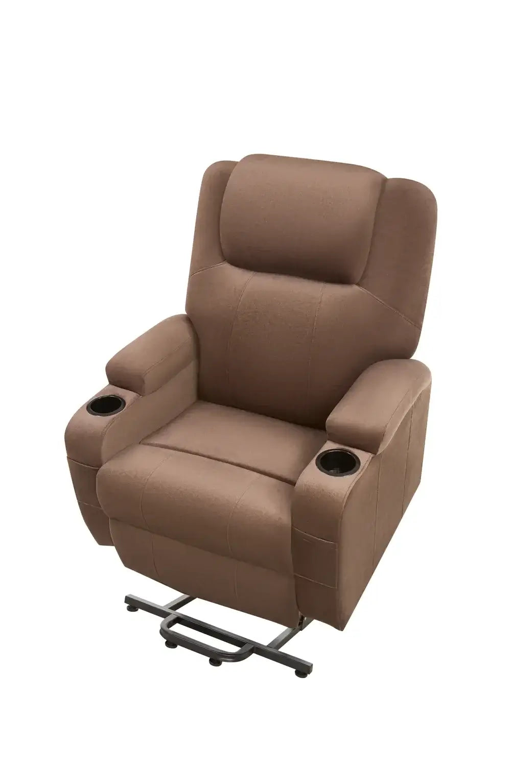 aufstehsessel elektrisch Pro AT56251 in Braun mit Massage- und Wärmefunktion, elektrischer Komfortsessel mit Aufstehhilfe