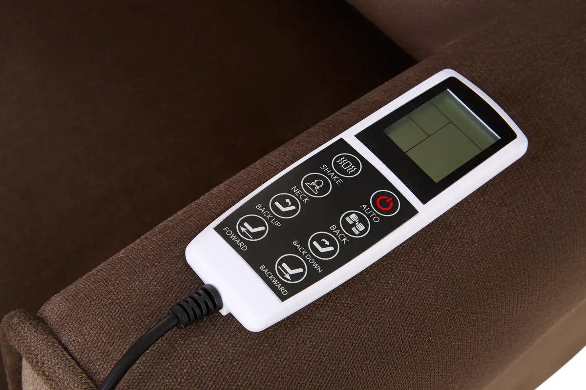 Fernbedienung mit Display für aufstehsessel elektrisch Deluxe – Massage- und Aufstehhilfe Funktionen