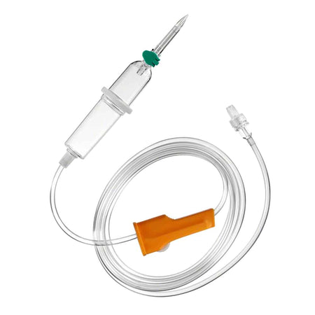 Primeline Infusionsbesteck B. Braun Intrafix® Infusionsgerät für Druck- und Schwerkraftinfusionen mit Schlauch und Tropfkammer