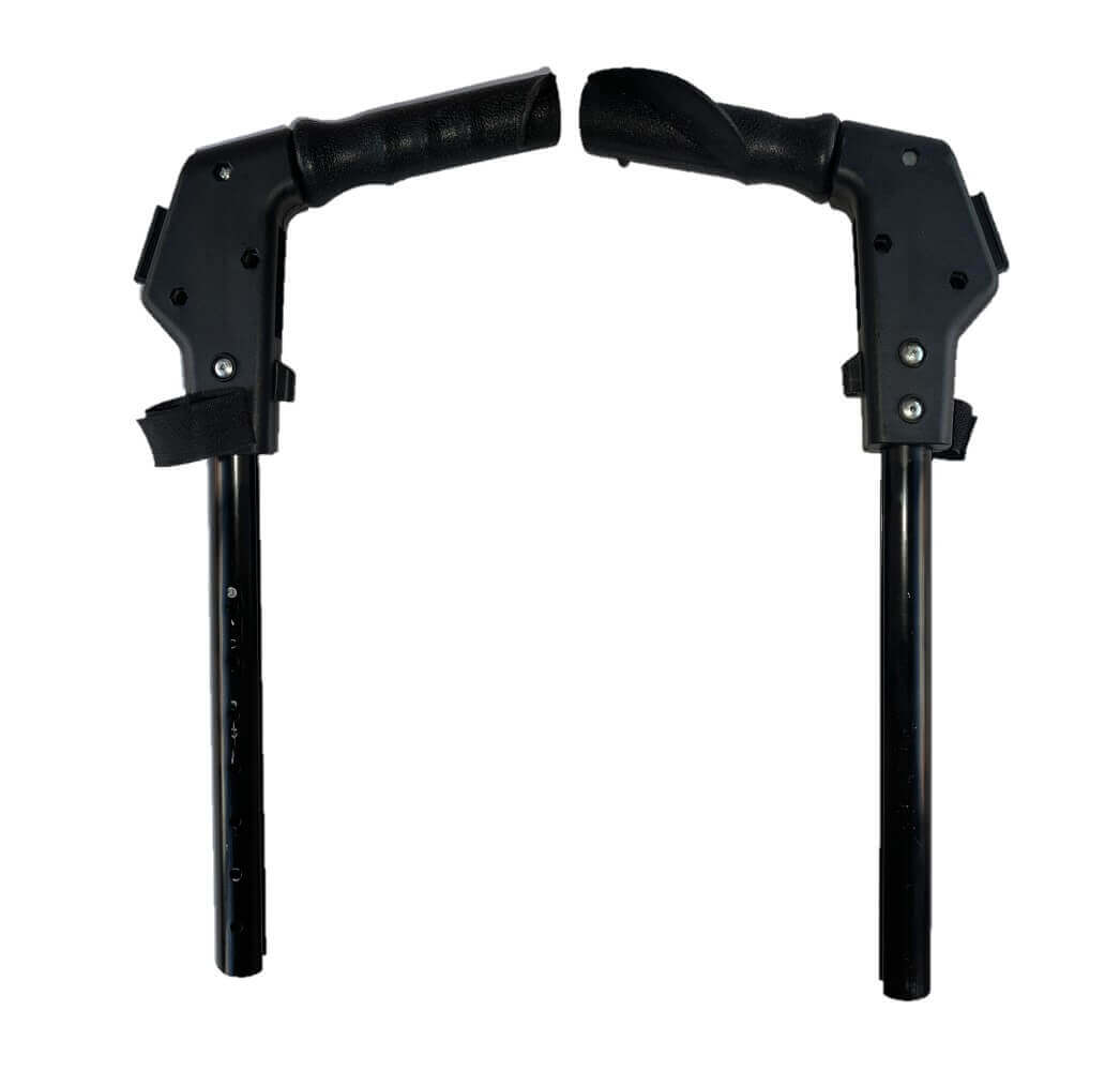 Ersatzteil AT51031 Outdoor Rollator Griff- und Rahmenbauteil, schwarzes Ersatzteil-Set für sicheren Halt