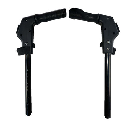 Ersatzteil AT51031 Outdoor Rollator Griff- und Rahmenbauteil, schwarzes Ersatzteil-Set für sicheren Halt