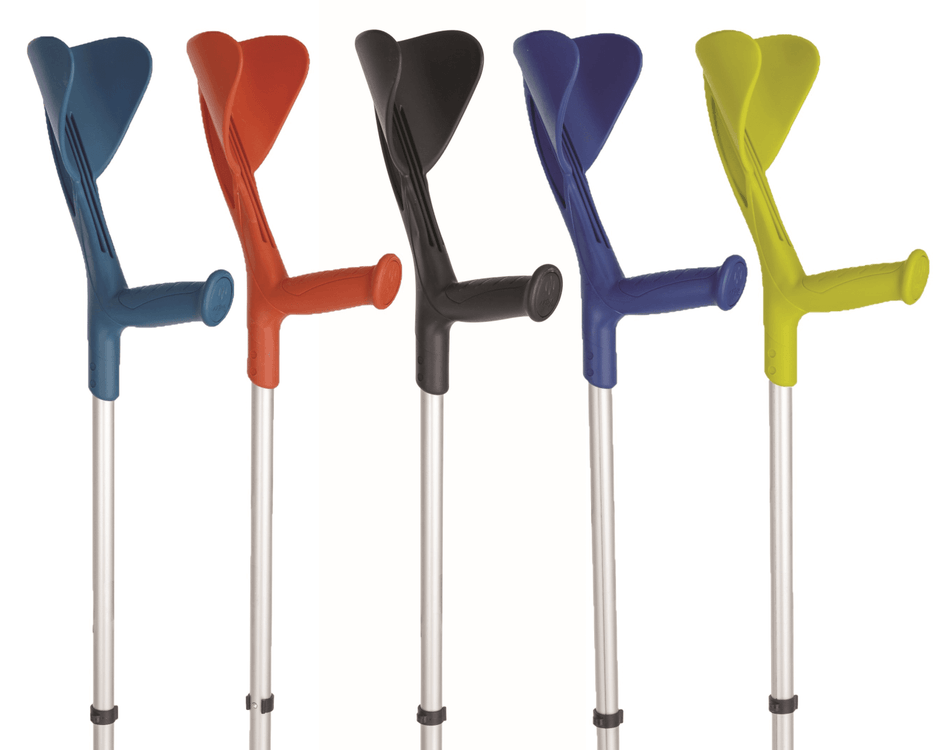 Unterarmgehstützen ergonomisch Evolution von Herdegen, höhenverstellbar bis 130 kg, in verschiedenen Farben