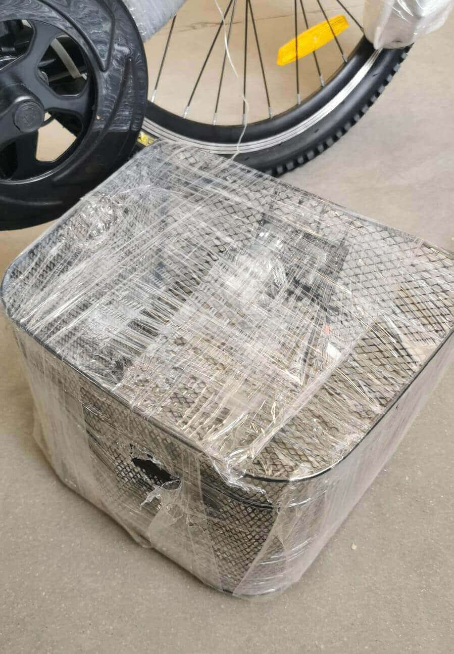 E-Bike Damen 26 Zoll ZF10 B-Ware – verpackte Transportbox mit Netz, Zubehör für Urban Bike