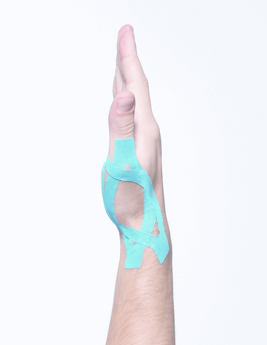 Kinesiologisches Tape Großpackung Maxtaping A+ am Handgelenk – Sporttape zur Stabilisierung von Gelenken & Sehnen