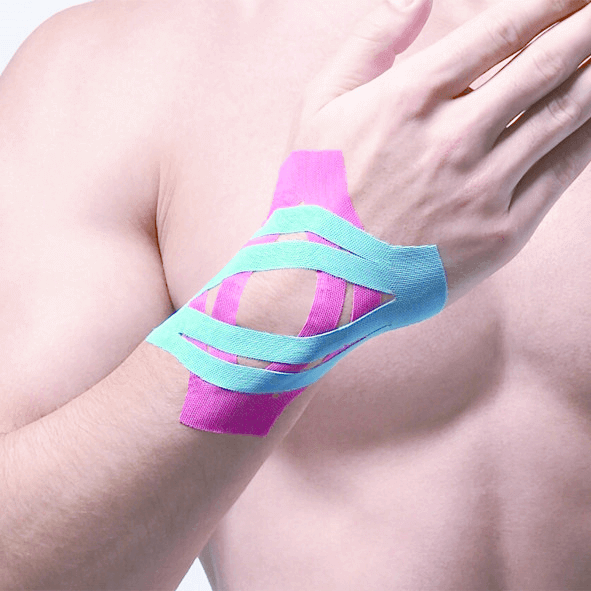 Kinesiologisches Tape Großpackung Maxtaping A+ am Handgelenk – Sporttape zur Stabilisierung von Muskeln, Gelenken und Sehnen