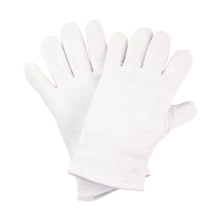  baumwollhandschuhe weiß gebleicht, 12 Paar atmungsaktive Baumwoll-Trikot-Handschuhe für Montage, Pflege und empfindliche Materialien