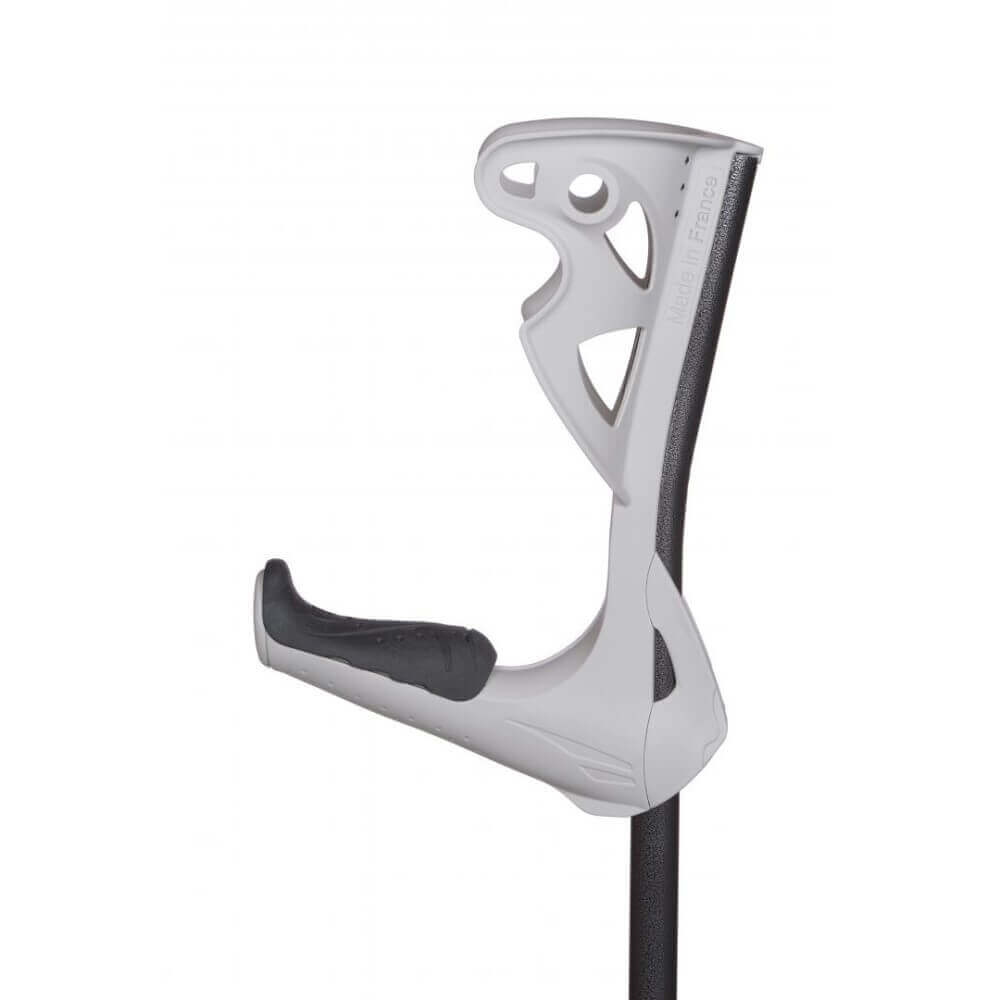 Unterarmgehstütze Opti-Comfort mit ergonomischem Griff und stoßdämpfender, rutschfester Krückenkapsel für sicheren Halt