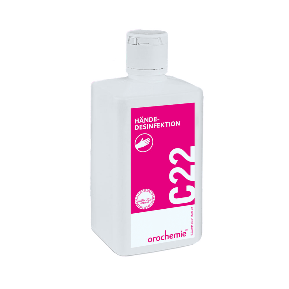 Orochemie C 22 Händedesinfektion, gebrauchsfertig | Flasche (500 ml)