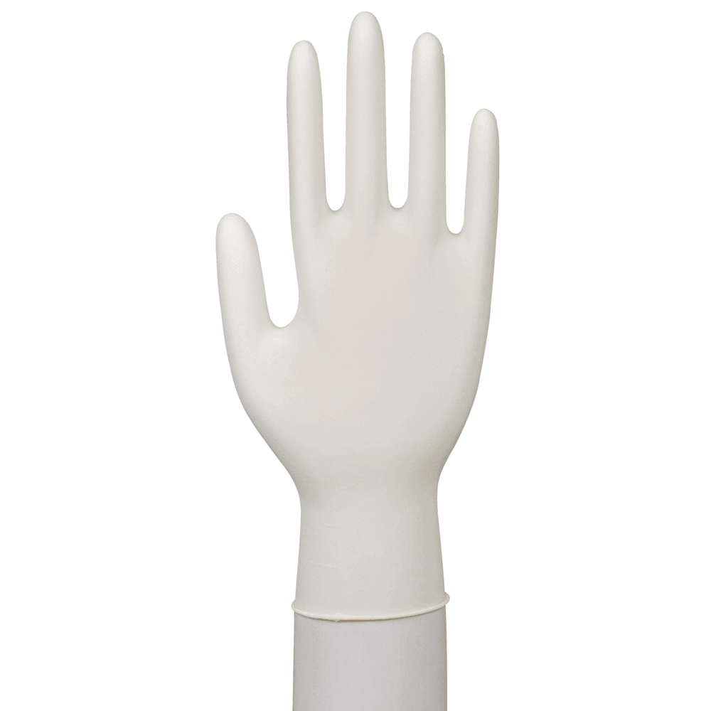 latex handschuhe puderfrei – naturfarbene Einweghandschuhe aus Latex, elastisch und reißfest, für Medizin, Pflege und Hygiene