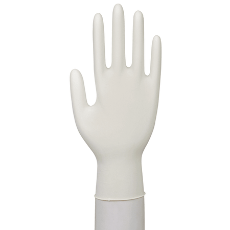 latex handschuhe puderfrei – naturfarbener Einweg-Latexhandschuh, elastisch und reißfest für Hygiene, Pflege & Medizin