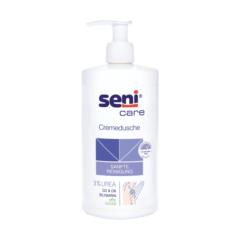 Seni Care Cremedusche mit 3% Urea - 500 ml  | Packung (500 ml)