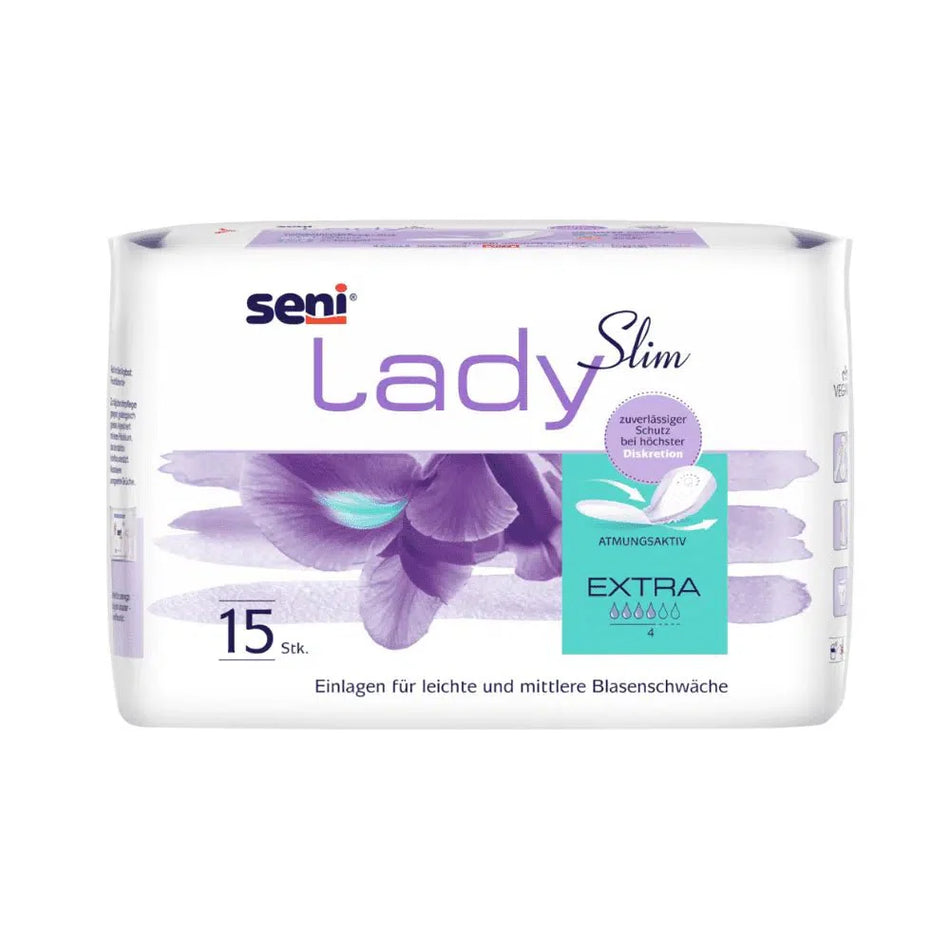 Seni Lady Slim Extra Inkontinenzeinlage | Packung (15 Stück)