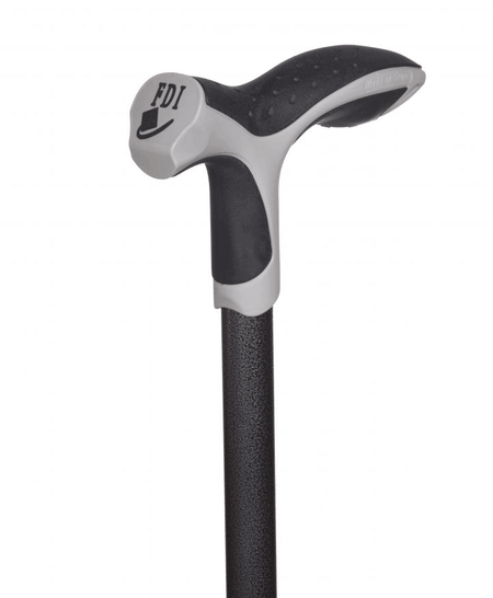  Gehstock mit anatomischem Griff und stoßdämpfendem Soft Step – rutschfest, ergonomisch, stabiler Aluminium-Gehstock