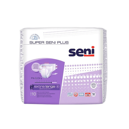 Inkontinenzhosen Super Seni Plus extra lange, Größe XS-XL, Packung 10 Stück – atmungsaktive Inkontinenzhose