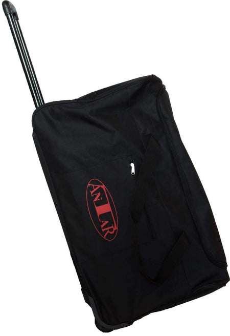 Rollator Transporttasche mit Rollen und Teleskopgriff – stabile schwarze Reisetasche für Reise-Rollator AT51006/AT51036