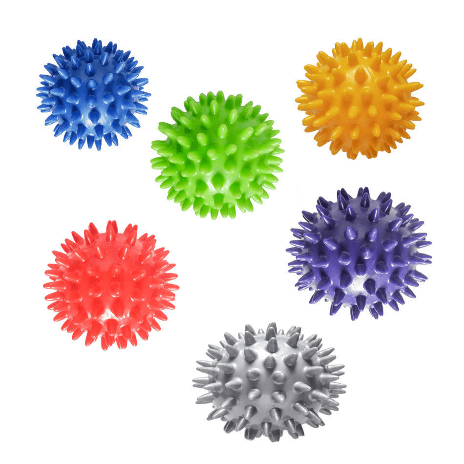 Igel Massageball Set in verschiedenen Farben zur Selbstmassage, Therapie, Reha und Muskeltraining