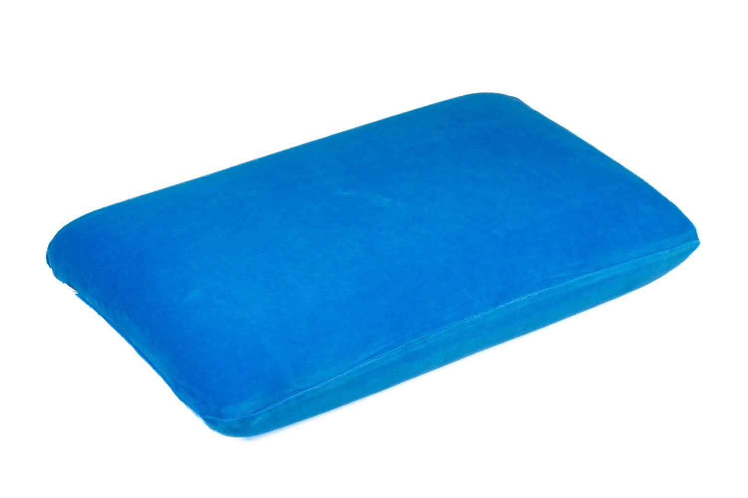 orthopädisches kissen mit Memory-Schaum, geruchsneutral und formstabil – ergonomische Kopf- und Nackenstütze, blau