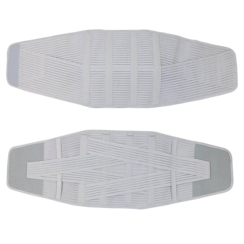 Wirbelsäulenorthese 32 cm Lendenstütze – stabilisierende Rückenorthese/ Lendenbandage zur starken Unterstützung der Lendenwirbelsäule