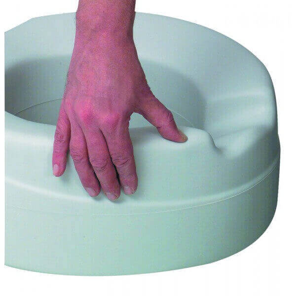 Toilettensitzerhöhung 11 cm Contact Plus NEO 185 kg mit Griffmulde – sichere, stabile WC-Sitzerhöhung für mehr Komfort
