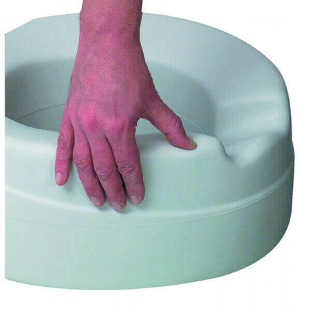 Toilettensitzerhöhung 11 cm Contact Plus NEO 185 kg mit Griffmulde – sichere, stabile WC-Sitzerhöhung für mehr Komfort