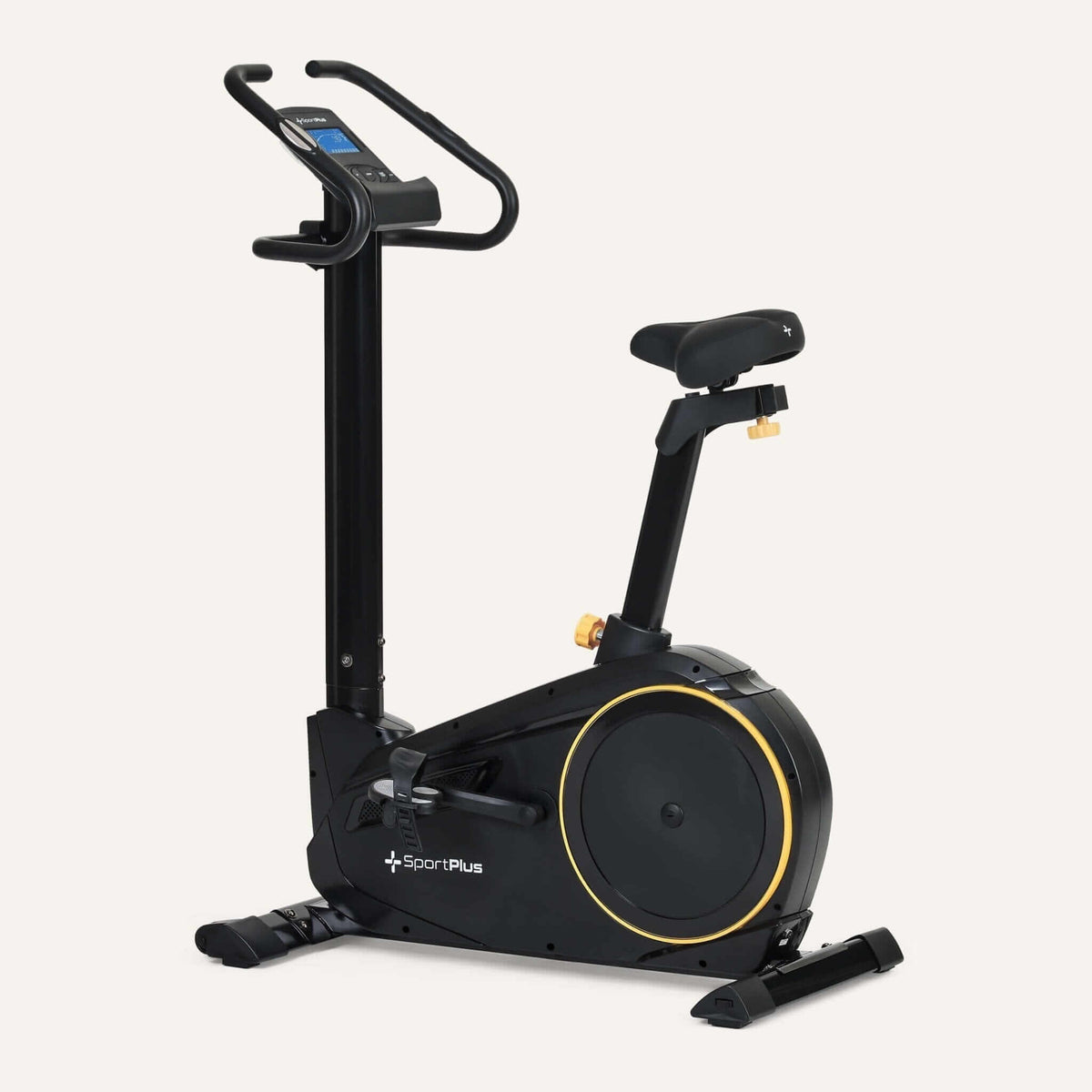 Heimtrainer App kompatibel mit motorisiertem Magnetwiderstand, wattgesteuert bis 225 W, stabiler Ergometer fürs Training zu Hause