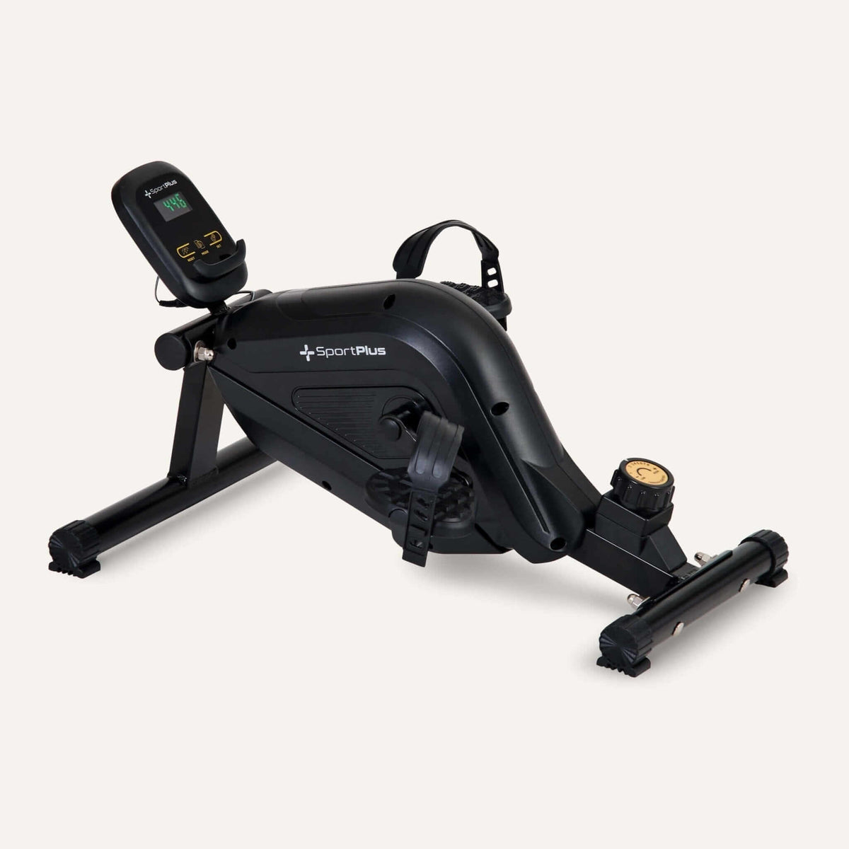 Mini Heimtrainer Beintrainer mit App-Kompatibilität – kompakter Beintrainer mit Magnetbremssystem und Display für Training im Sitzen