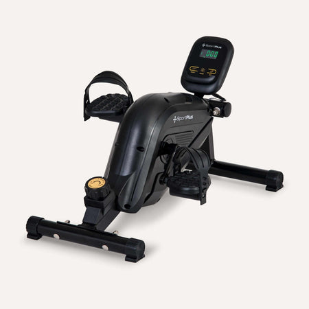 Mini Heimtrainer Beintrainer mit App-Kompatibilität – kompakter Beintrainer mit Magnetbremssystem und Display für Training im Sitzen