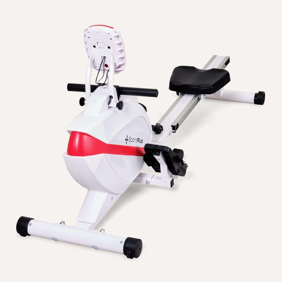 Magnetisches Rudergerät mit 8 Widerstandsstufen, klappbar – leises Heimtrainer Rudergerät für Ganzkörpertraining zu Hause