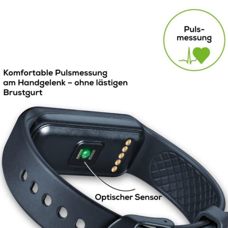 Fitness Aktivitätstracker mit optischem Sensor zur Pulsmessung am Handgelenk, ohne Brustgurt – Bluetooth-Tracker