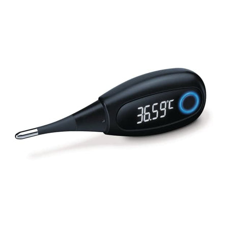 Basalthermometer OT 30 von Beurer mit Bluetooth und App-Anbindung zur Zykluskontrolle, digitales Thermometer mit Display